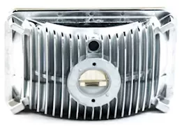 Holley Retrobright led forward facing light housing only, clear lens, 4x6 rectangle