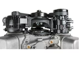 Holley Comp-mid-mt acc drive system, bbc-black