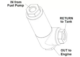 Holley Filter/regulator asy - 3/8-npt, 175 gph, 10 micron