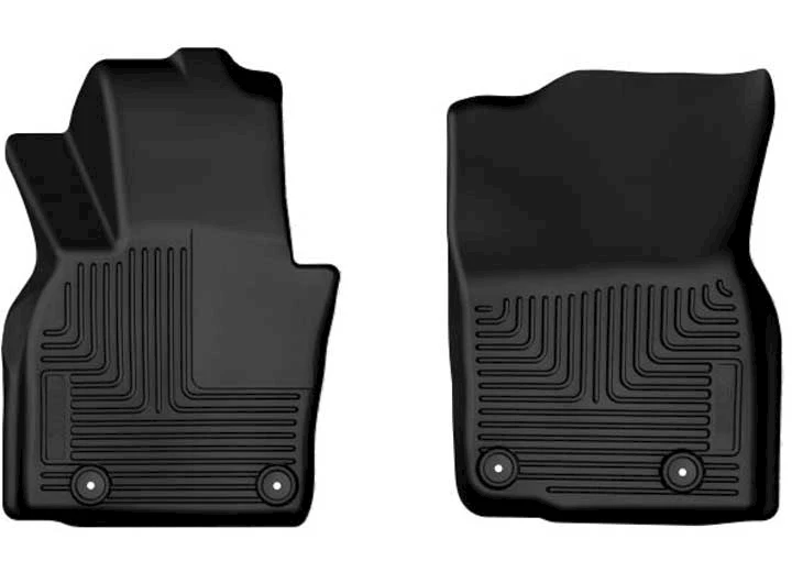 Husky Liner 24-c santa fe wb front floor liner 2 pc black Main Image