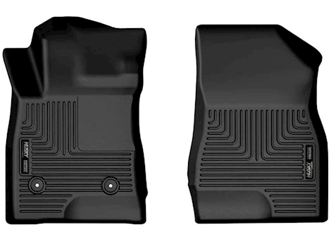 Husky Liner 24-24 TRAX FRONT WB FLOORLINER 2 PC BLACK