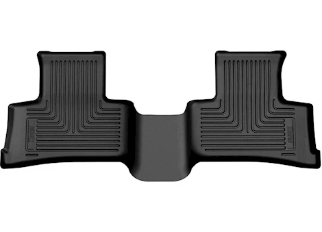 Husky Liner 18-C AUDI Q7 WEATHERBEATER 2ND ROW FLOOR LINER BLACK