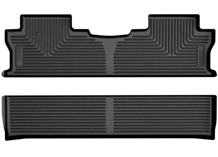 Husky Liner 18-C RIDGELINE X-ACT 2ND ROW FLOOR LINER 2 PC BLACK