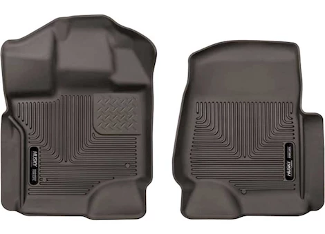 Husky Liner 17-c f250/f350 front floor liners x-act contour series cocoa Main Image