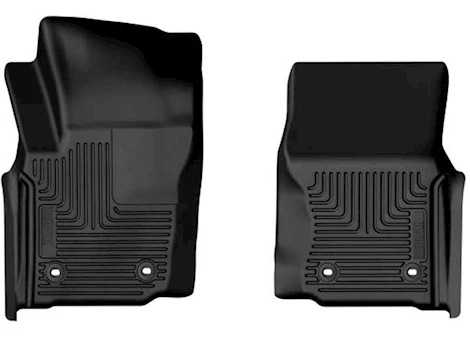 Husky Liner 24-C TACOMA MANUAL TRANS DBLE CAB X-ACT FRONT FLOOR LINER 2 PC BLACK