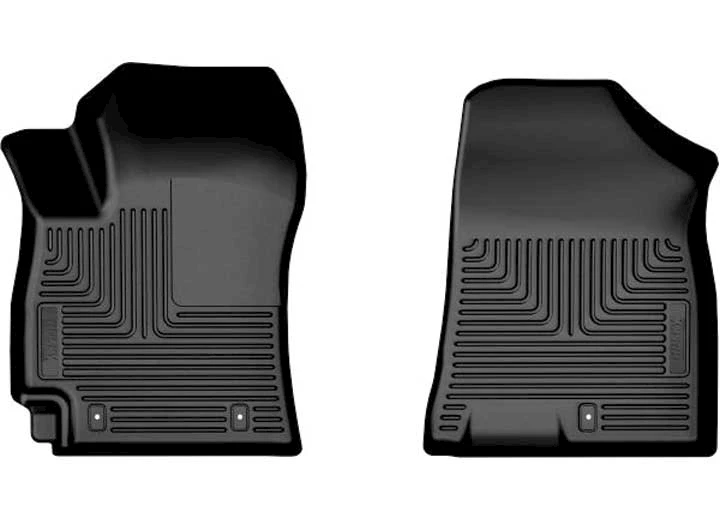 Husky Liner 24-C HYUNDAI KONA X-ACT FRONT FLOOR LINER 2 PC BLACK