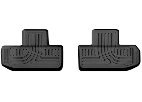 Husky Liner 16-23 CHALLENGER X-ACT 2ND ROW FLOOR LINER 2 PC SET BLACK