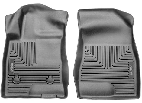 Husky Liner 24-24 TRAX X-ACT FRONT FLOOR LINER 2 PC SET BLACK