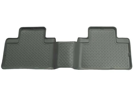 Husky Liner Classic Style 2nd Seat Floor Liner - Grey for Extended Cab Main Image