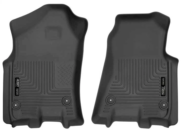 Husky Liner 19-C RAM 1500 CREW CAB/QUAD CAB BLACK FRONT ROW FRONT FLOOR LINERS