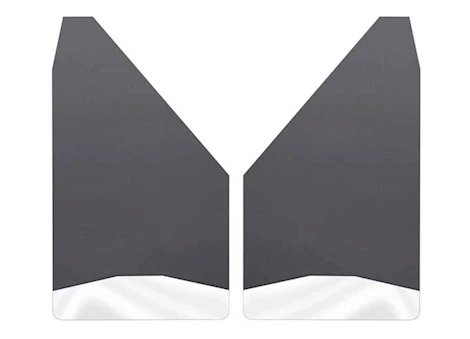 Husky Liner UNIVERSAL MUD FLAPS 12IN WIDE - STAINLESS STEEL WEIGHT