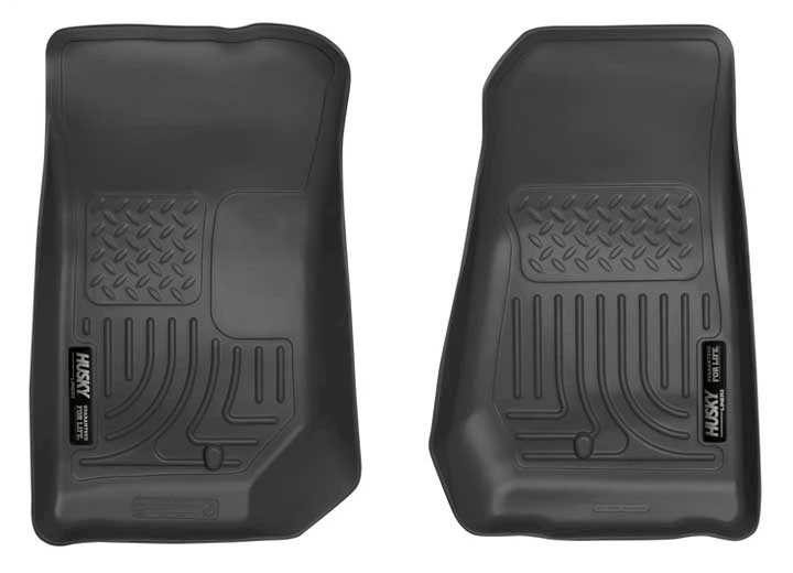 Husky Liner 07-13 WRANGLER WEATHERBEATER FRONT FLOOR LINERS BLACK