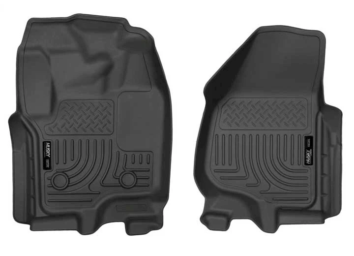 Husky Liner 12-16 SUPER DUTY F250/F350/F450 W/DS FOOT REST W/O MAN SHIFTER FRONT FLOOR LINERS BLACK