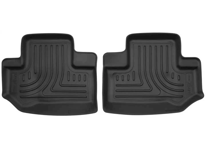 Husky Liner 11-16 wrangler 2 door 2-door models 2 piece 2nd seat floor liner weatherbeater black Main Image