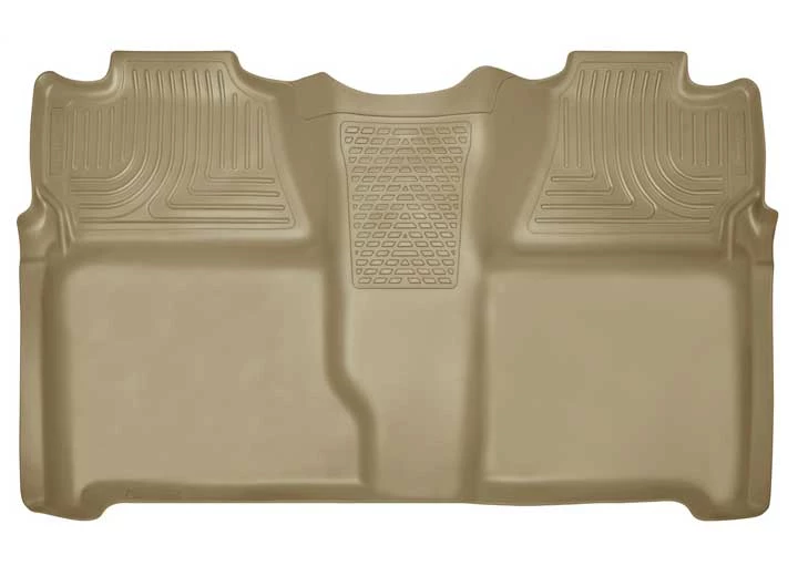 Husky Liner 07-13 SILVERADO/SIERRA 1500/07-14 SILVERADO/SIERRA 2500/3500 HD CREW CAB 2ND SEAT FLOOR LINER TAN