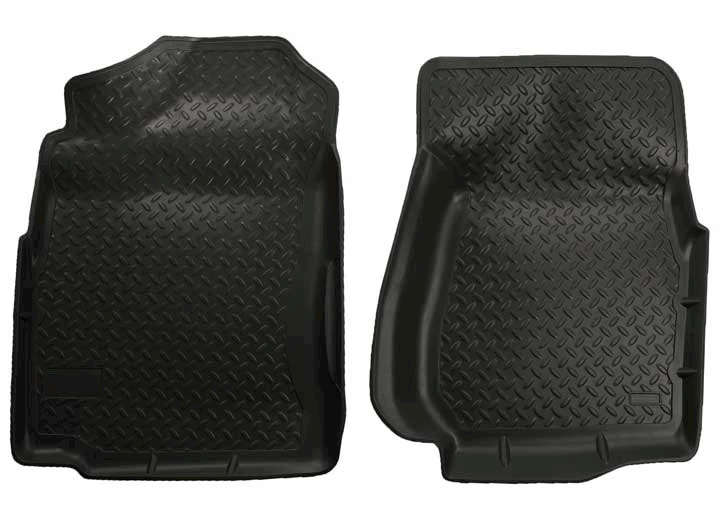 Husky Liner Classic Style Front Floor Liners - Black for Standard Cab Main Image