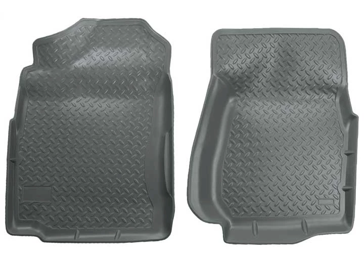 Husky Liner Classic Style Front Floor Liners - Grey for Standard Cab