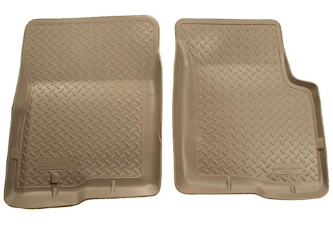 Husky Liner Classic Style Front Floor Liners - Tan for Standard or Access Cab Main Image