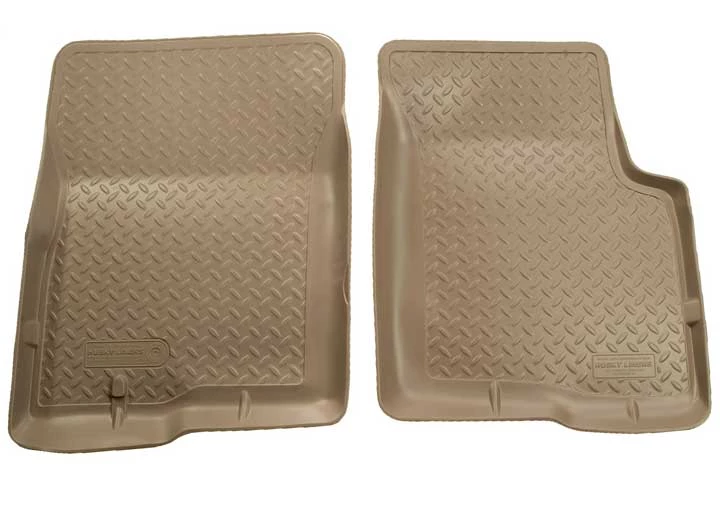 Husky Liner Classic Style Front Floor Liners - Tan for Standard or Access Cab