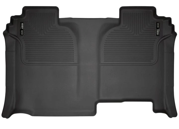 Husky Liner 19-c silverado 1500/20-c silverado 2500/3500 crew cab black 2nd row floor liner Main Image