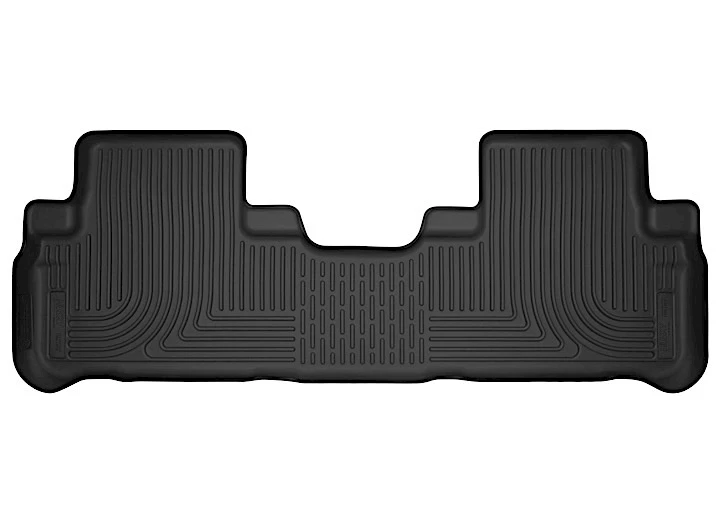 Husky Liner 14-C HIGHLANDER HYBRID LIMITED/LE/LE PLUS/LIMITED/XLE BLACK 2ND SEAT FLOOR LINER