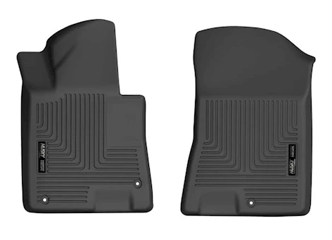 Husky Liner 20-23 SONATA/21-23 KIA K5 BLACK SECOND ROW FRONT FLOOR LINERS X-ACT CONTOUR SERIES