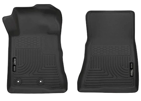 Husky Liner 15-C MUSTANG CONVERTIBLE/COUPE BLACK FRONT ROW FLOOR LINERS X-ACT CONTOUR SERIES