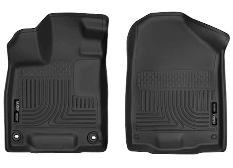 Husky Liner 16-23 PASSPORT BLACK FRONT ROW FLOOR LINERS X-ACT CONTOUR SERIES