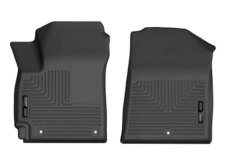 Husky Liner 20-23 KIA SOUL BLACK FRONT ROW FLOOR LINERS X-ACT CONTOUR SERIES