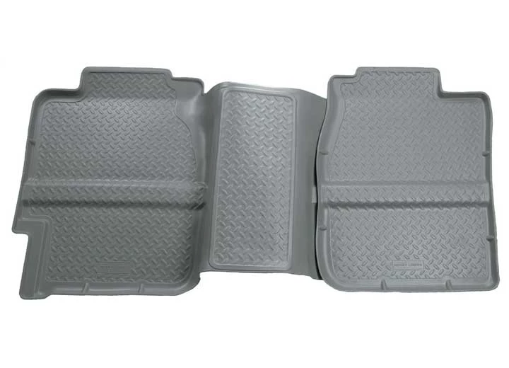 Husky Liner Classic Style 2nd Seat Floor Liner - Grey for Extended Cab