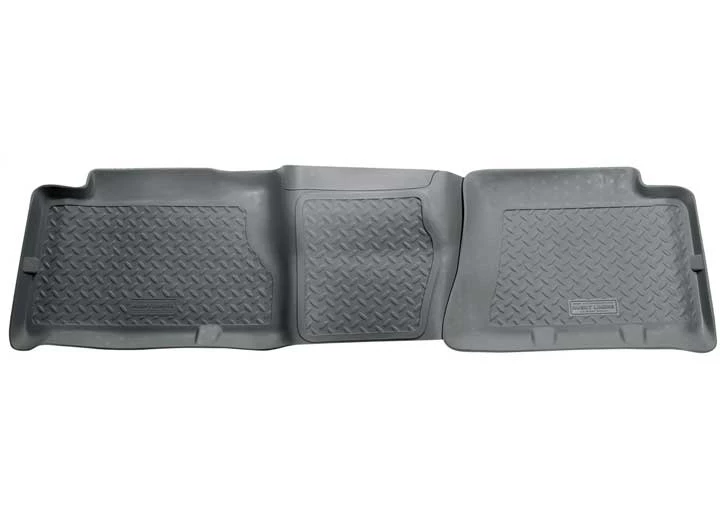 Husky Liner Classic Style 2nd Seat Floor Liner - Grey for Crew Cab