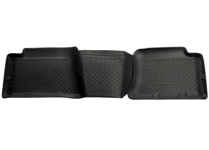 Husky Liner Classic Style 2nd Seat Floor Liner - Black for Crew Cab