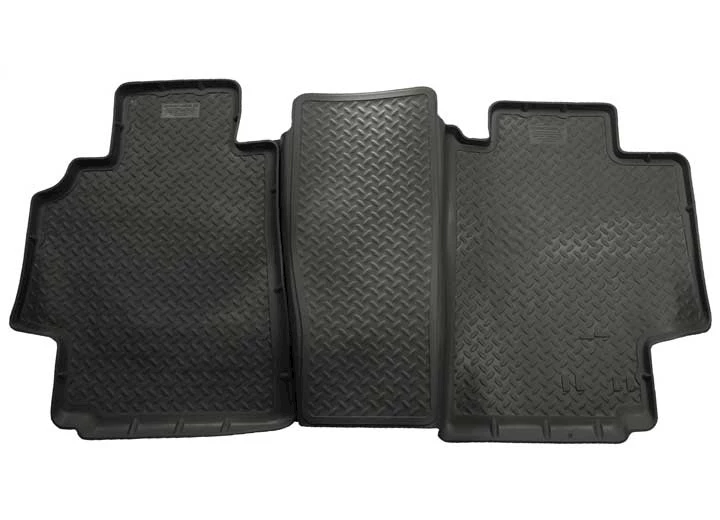 Husky Liner Classic Style 2nd Seat Floor Liner - Black for Quad Cab