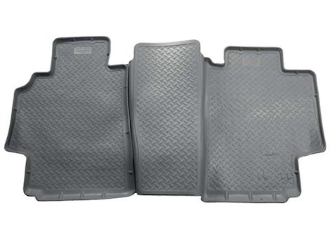 Husky Liner Classic Style 2nd Seat Floor Liner - Grey for Quad Cab Main Image