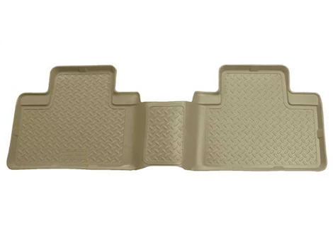 Husky Liner Classic Style 2nd Seat Floor Liner - Tan for SuperCrew Cab Main Image