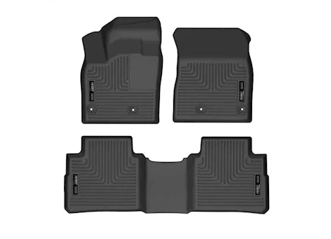 Husky Liner 21-23 ROGUE FRONT & 2ND SEAT FLOOR LINERS BLACK