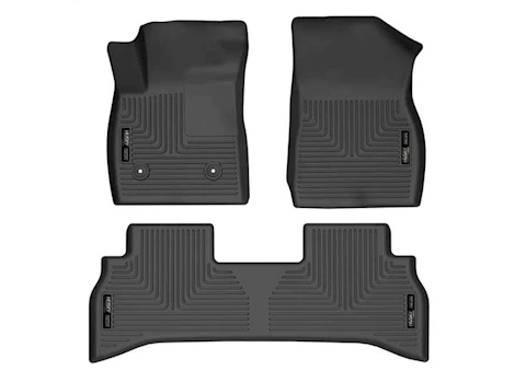 Husky Liner 21-23 TRAILBLAZER REAR WHEEL DRIVE MODELS ONLY FRONT & 2ND FLOOR LINERS BLACK