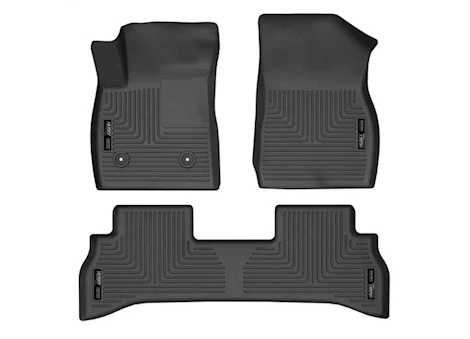 Husky Liner 21-23 ENCORE GX REAR WHEEL MODELS ONLY FRONT AND 2ND SEAT FLOOR LINERS BLACK