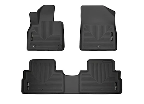 Husky Liner 20-C PALISADE BLACK FRONT & 2ND SEAT FLOOR LINERS