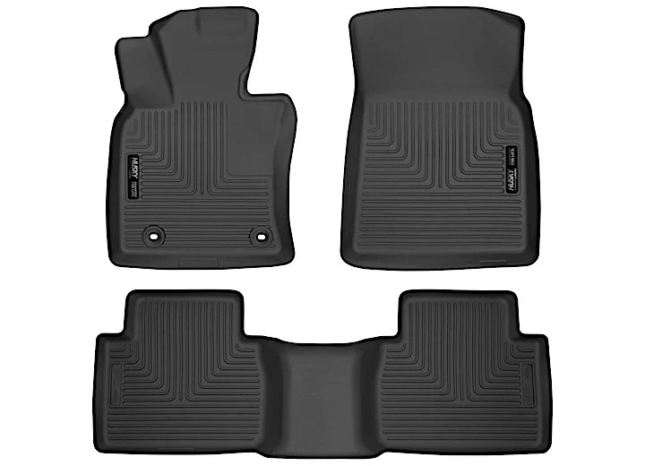 Husky Liner 18-C CAMRY FRONT & 2ND SEAT FLOOR LINERS WEATHERBEATER SERIES