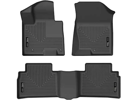 Husky Liner 22-23 TUCSON LIMITED FRONT/SECOND ROWS FLOOR LINER BLACK