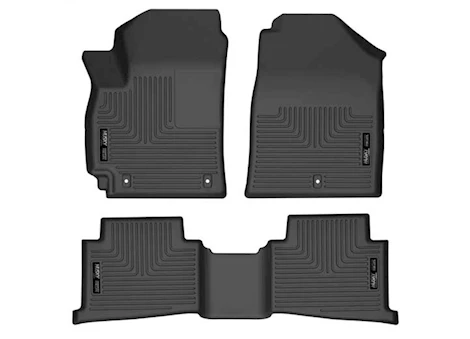 Husky Liner 21-23 SELTOS FRONT & 2ND SEAT FLOOR LINERS BLACK
