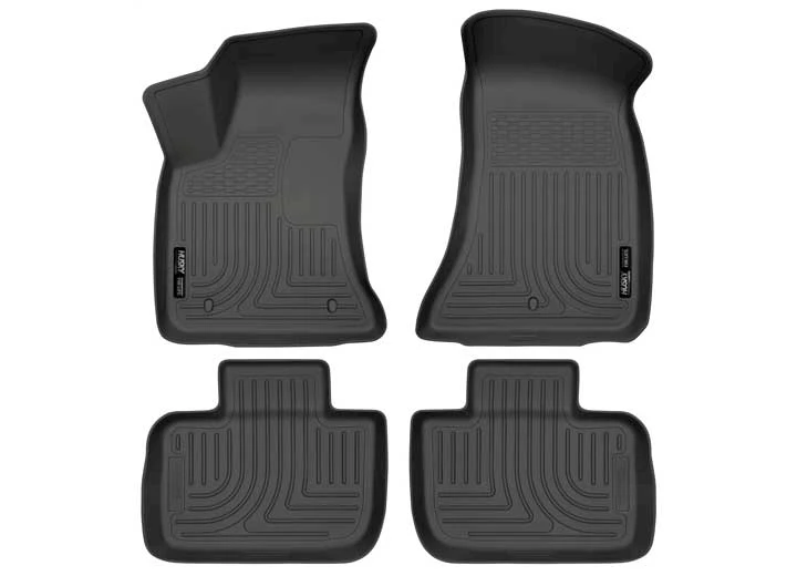 Husky Liner WeatherBeater Front & 2nd Seat Floor Liner Set - Black Main Image