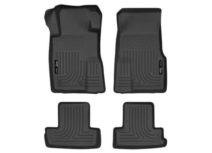 Husky Liner 10-14 MUSTANG FRONT & 2ND SEAT WEATHERBEATER FLOOR LINERS BLACK