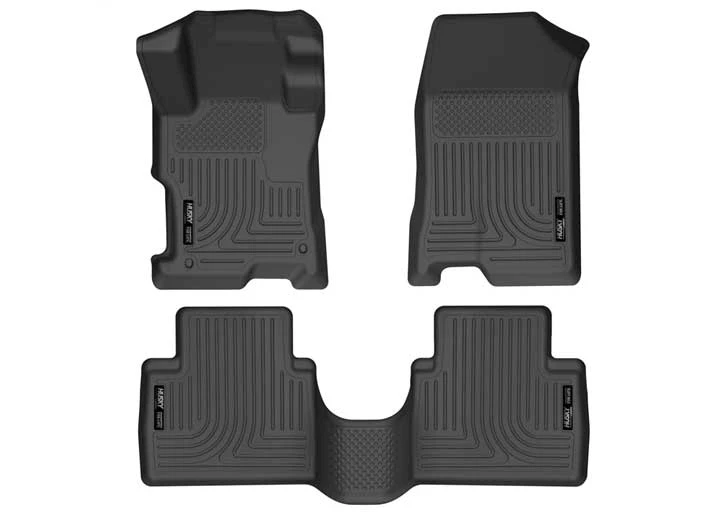 Husky Liner WeatherBeater Front & 2nd Seat Floor Liner Set - Black for 4-Door Accord Main Image