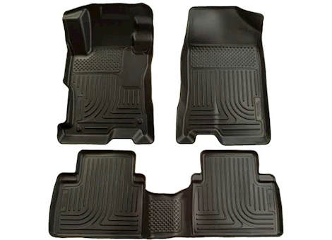 Husky Liner WeatherBeater Front & 2nd Seat Floor Liner Set - Black for 4-Door Altima Main Image
