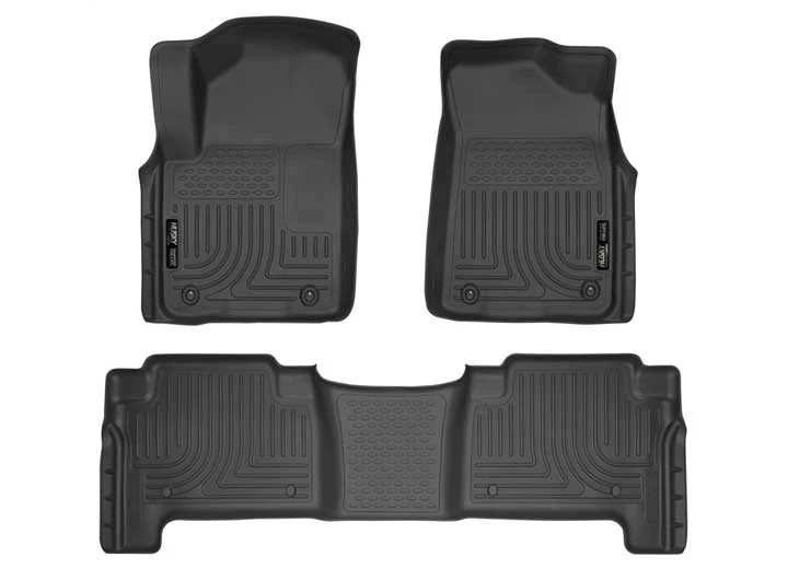 Husky Liner WeatherBeater Front & 2nd Seat Floor Liner Set - Black Main Image