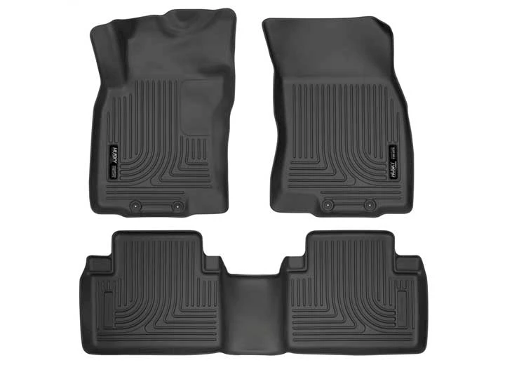 Husky Liner WeatherBeater Front & 2nd Seat Floor Liner Set - Black Main Image