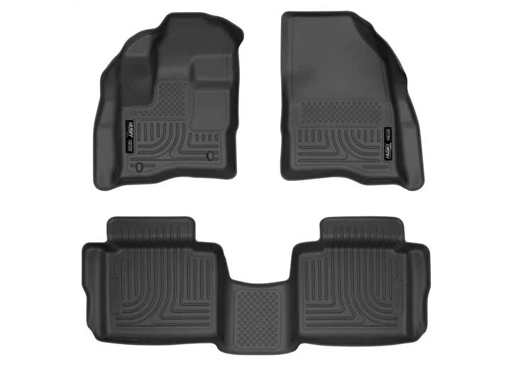 Husky Liner WeatherBeater Front & 2nd Seat Floor Liner Set - Black Main Image