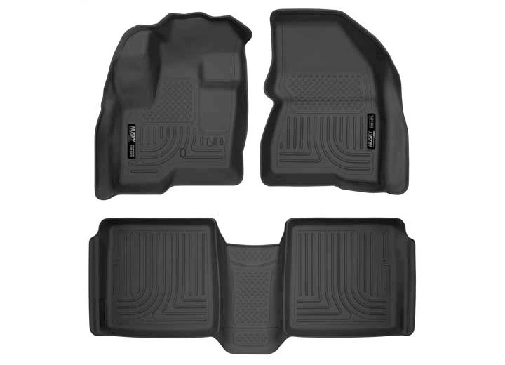 Husky Liner WeatherBeater Front & 2nd Seat Floor Liner Set - Black